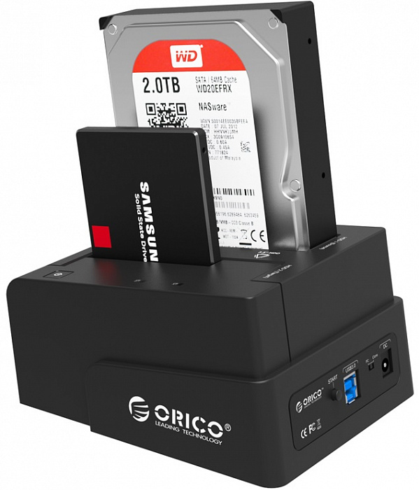Orico HDD Docking Station (6628US3-C-BK) - док-станция для HDD (Black) купить в интернет-магазине icover
