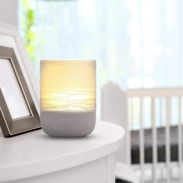Лампа iHome Zenergy Meditative Light & Sound Therapy Candle iZM100GFTB (Silver) купить в интернет-магазине icover