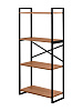 Стеллаж лофт RIDBERG CHICAGO 4 полки (Dark Oak) купить в интернет-магазине icover