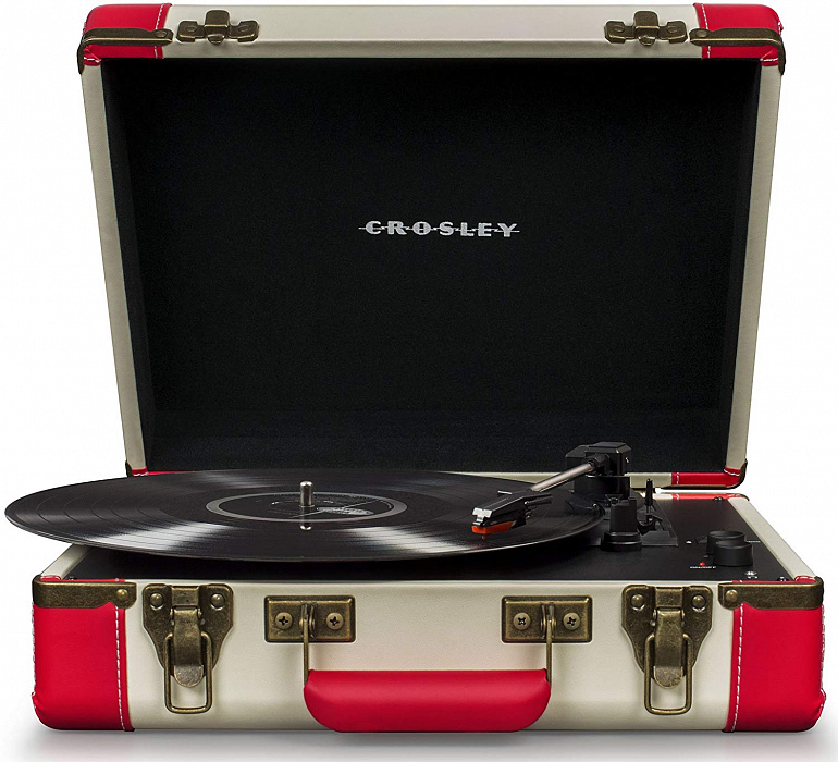 Виниловый проигрыватель Crosley Executive Deluxe CR6019D-RE (Red & White) купить в интернет-магазине icover