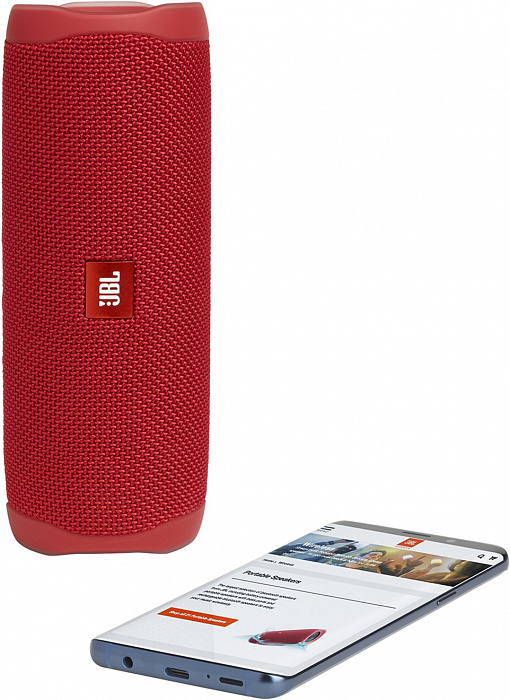 Портативная акустика JBL Flip 5 JBLFLIP5RED (Red) купить в интернет-магазине icover