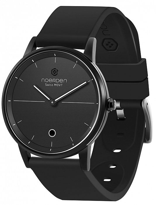 Гибридные смарт-часы Noerden MATE (Black) купить в интернет-магазине icover