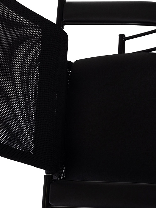 Кресло руководителя Бюрократ CH-NOVA SL сетка/ткань/металл (Black/Chrome) купить в интернет-магазине icover