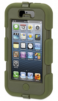 Griffin Survivor (GB35683) - чехол для iPhone 5/5S/SE (Green/Green)