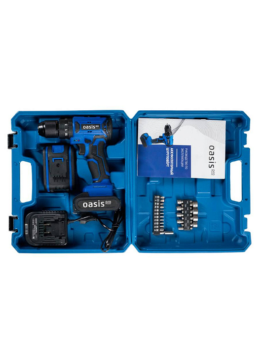 Аккумуляторный шуруповерт Oasis ASU-12V PRO (Blue) купить в интернет-магазине icover