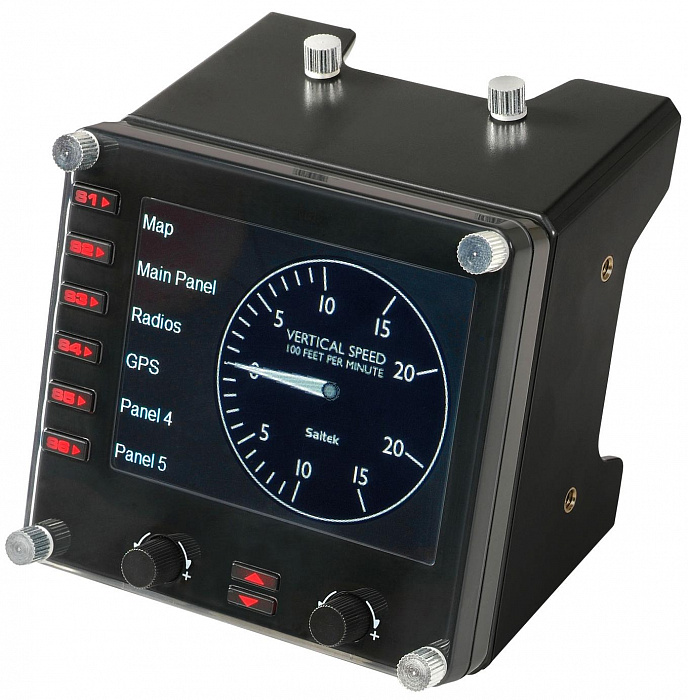 Saitek Pro Flight Instrument Panel (PZ46) - многофункциональная панель (Black) купить в интернет-магазине icover