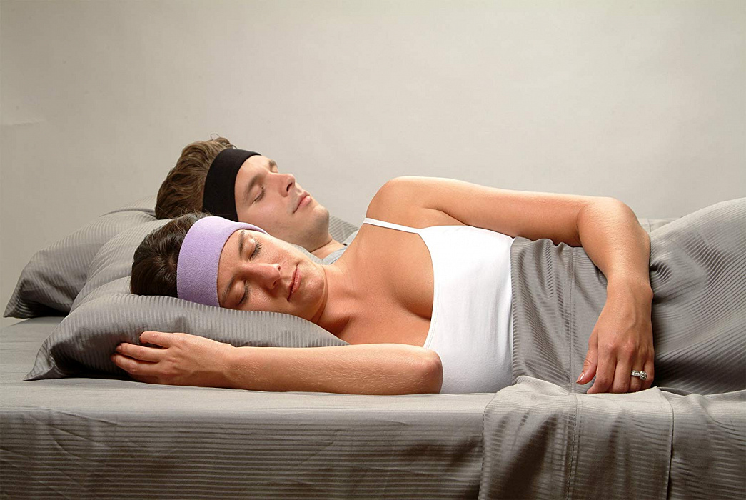 Беспроводные наушники SleepPhones Wireless Fleece (Quiet Lavander) купить в интернет-магазине icover