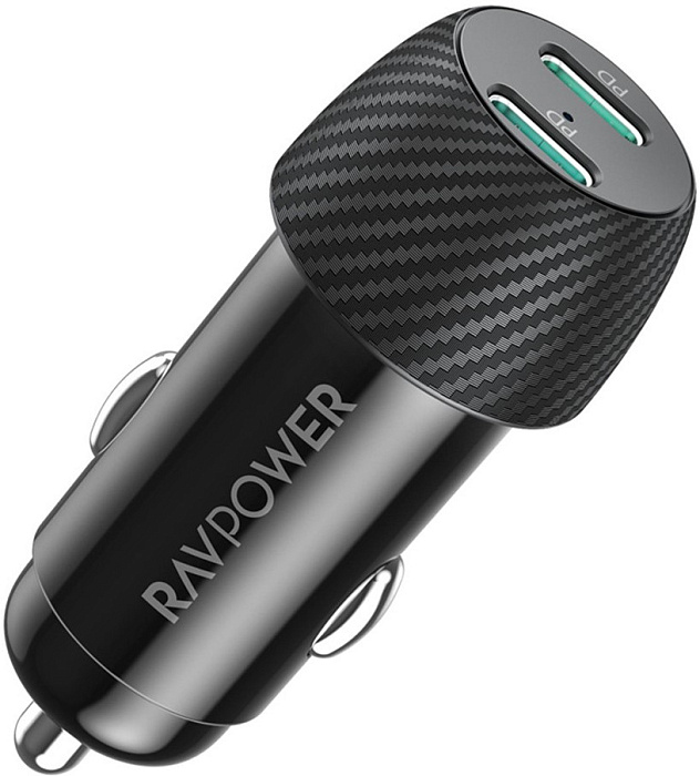 Автомобильное зарядное устройство RAVPower PD Pioneer RP-VC032 50W (Black) купить в интернет-магазине icover