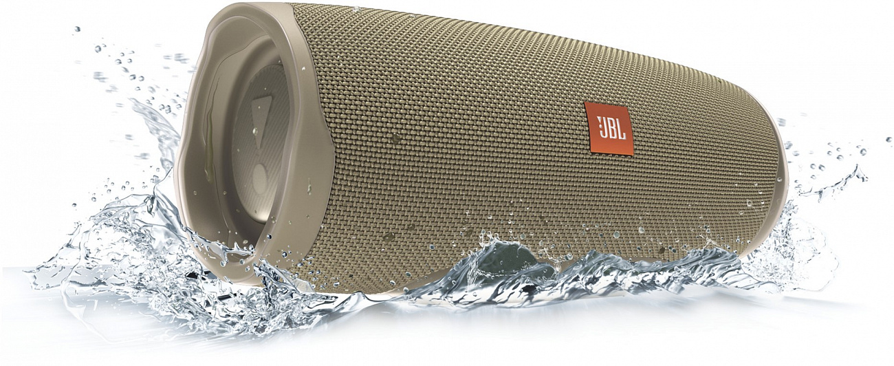 Портативная акустика JBL Charge 4 + наушники JBL T110BT (Sand/Blue) купить в интернет-магазине icover