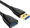 Кабель Syncwire SW-UE031 USB-AM/USB-AF 2m (Black) купить в интернет-магазине icover