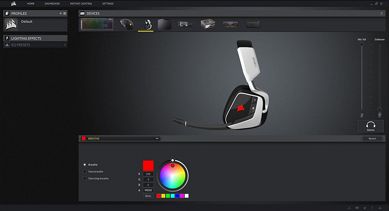 Игровая гарнитура Corsair Gaming VOID PRO RGB CA-9011154-EU (Black) купить в интернет-магазине icover