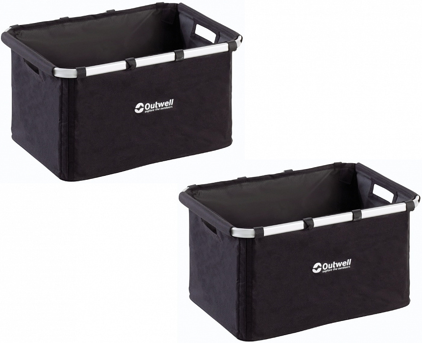 Outwell Folding Storage Basket L (590382) - складная корзина для хранения (Black) купить в интернет-магазине icover