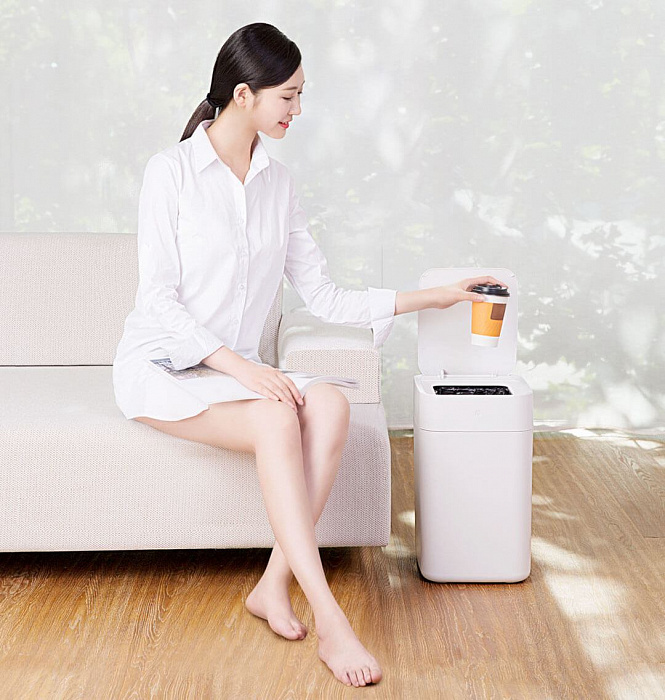Умная корзина для мусора Xiaomi Townew T1 (White) купить в интернет-магазине icover