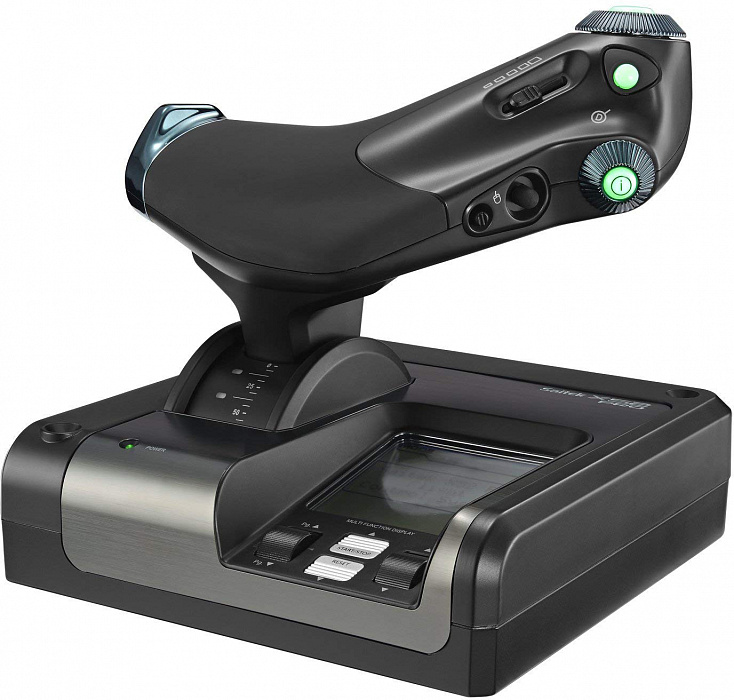 Контроллер для игровых симуляторов Logitech X52 Pro H.O.T.A.S. 945-000003 (Black) купить в интернет-магазине icover