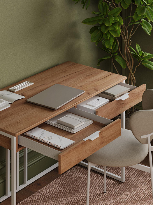 Стол письменный RIDBERG KENTUCKY (Oak/White) купить в интернет-магазине icover