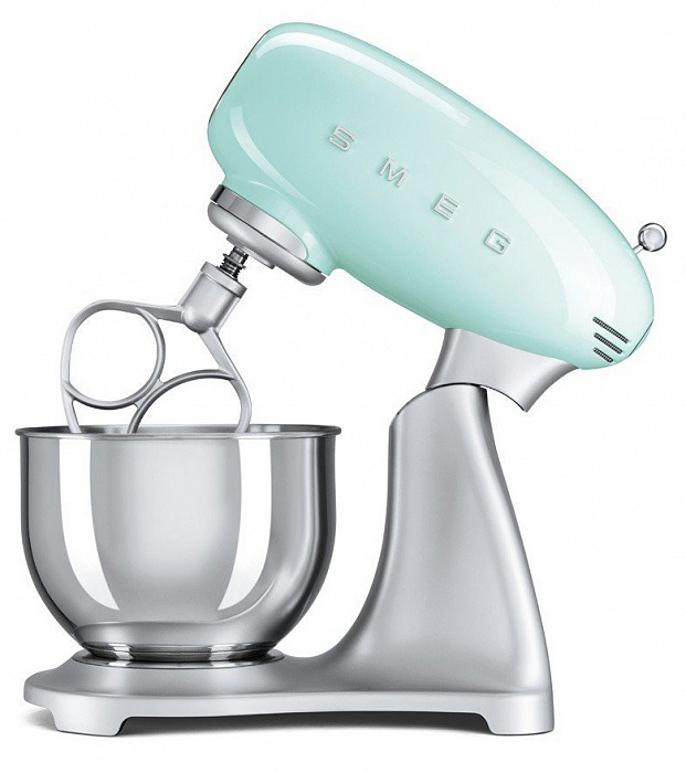 Планетарный миксер Smeg SMF01PGEU (Green Water) купить в интернет-магазине icover