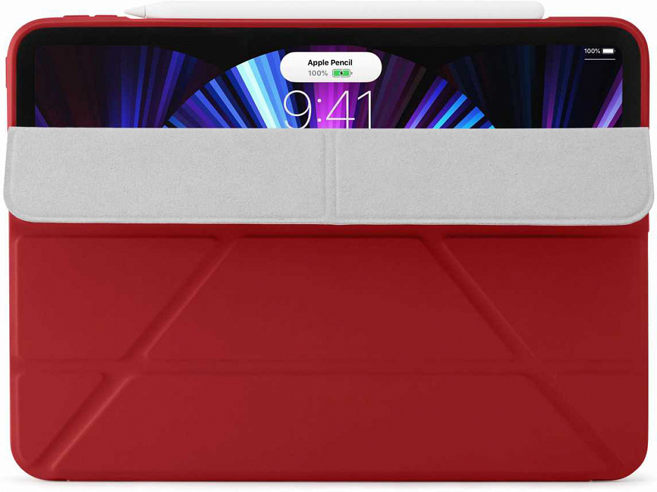 Чехол Pipetto Origami (P045-53-T) для iPad Pro 11" 2018-2021 (Red) купить в интернет-магазине icover