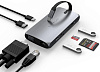 Хаб Satechi USB-C On-the-Go MultiPort Adapter ST-UCMBAM (Space Grey) купить в интернет-магазине icover