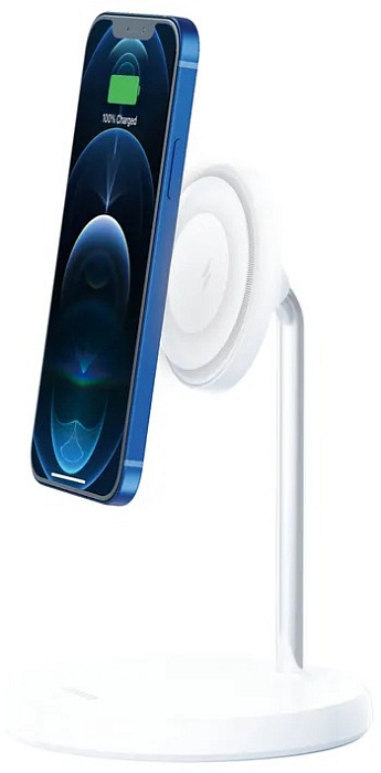Беспроводное зарядное устройство Anker PowerWave Magnetic Stand (White) купить в интернет-магазине icover