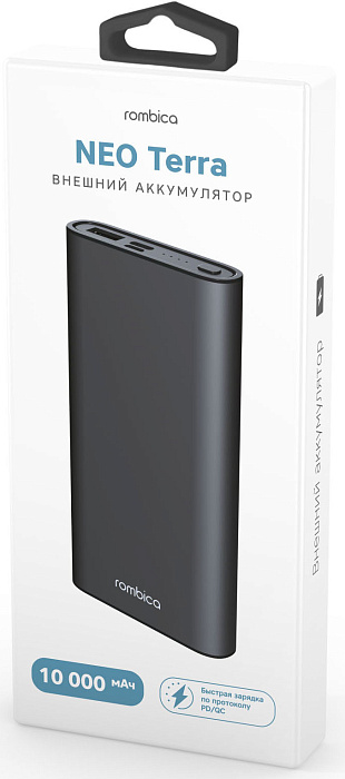Внешний аккумулятор Rombica NEO Terra 10000 mAh (Dark Green) купить в интернет-магазине icover