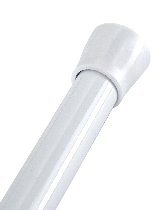 Карниз для ванной телескопический облегченный Ridberg 2.0 120 см (White) купить в интернет-магазине icover