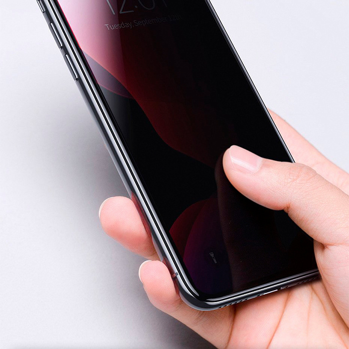 Защитное стекло Baseus Curved Privacy (SGAPIPH61S-WC01) для iPhone XR/11 (Black) купить в интернет-магазине icover