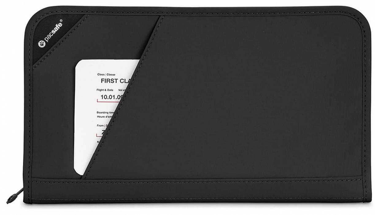 Кошелек Pacsafe RFIDsafe V200 (Black) купить в интернет-магазине icover