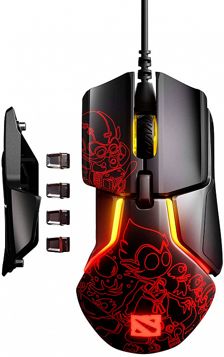Игровая мышь Steelseries Rival 600 1158381 (Dota 2 Edition) купить в интернет-магазине icover