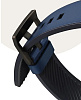 Ремешок Uniq Straden Waterproof Leather/Silicone для Apple Watch 45/44/42 mm (Blue) купить в интернет-магазине icover