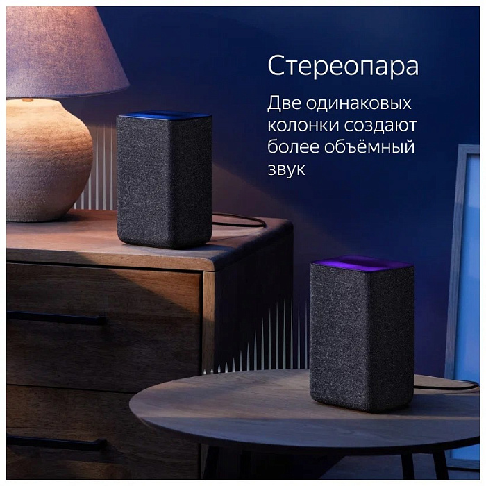 Умная колонка Яндекс Станция 2 (YNDX-00051) с Алисой (Blue) купить в интернет-магазине icover
