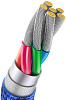 Кабель Baseus Crystal Shine (CAJY000503) USB-A/Type-C 100W 2m (Blue) купить в интернет-магазине icover