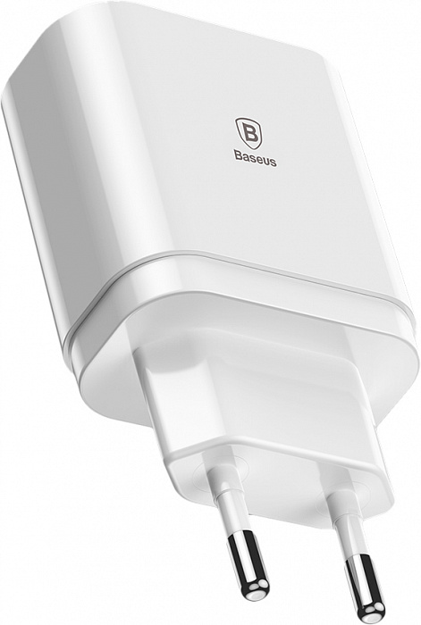 Сетевая зарядка Baseus Mirror Lake Intelligent Digital Display (CCALL-BH02) 3xUSB 3.4A (White) купить в интернет-магазине icover