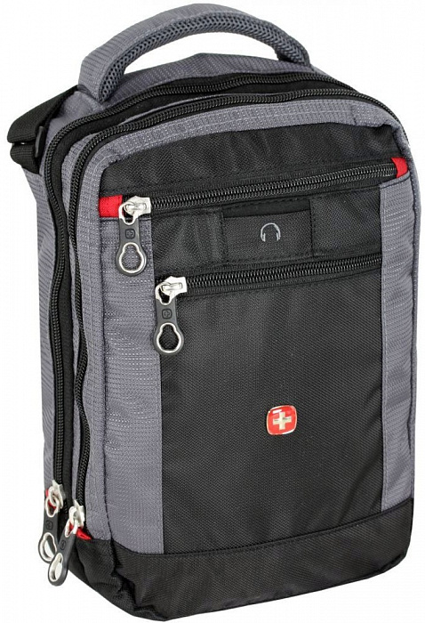 Wenger Vertical boarding bag (1092238) – сумка дорожная (Black/Grey) купить в интернет-магазине icover