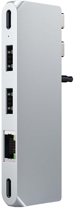 USB-концентратор Satechi USB-C Pro Hub Mini ST-UCPHMIS для MacBook Pro 2021 (Silver) купить в интернет-магазине icover