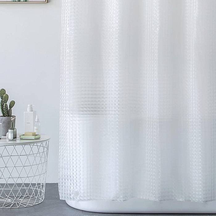 Штора для ванной комнаты Ridberg Глаз PEVA 180 x 200 см (Clear) купить в интернет-магазине icover