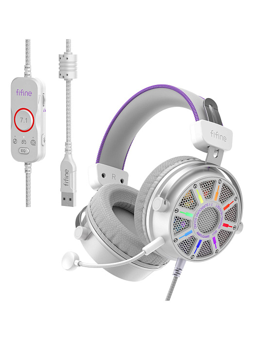 Игровые наушники Fifine H19 Gaming Headsets (White) купить в интернет-магазине icover