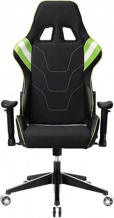 Игровое кресло Бюрократ Zombie VIKING 4 AERO (Black/Light Green) купить в интернет-магазине icover