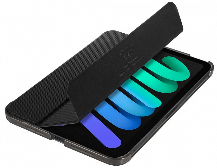 Чехол Spigen Liquid Air Folio (ACS03762) для iPad mini 6 (Black) купить в интернет-магазине icover