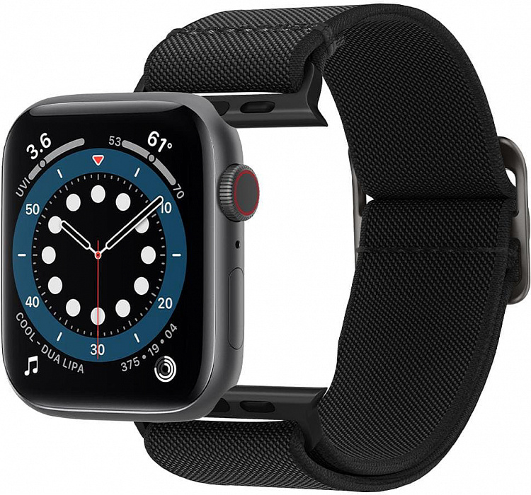 Ремешок Spigen Lite Fit (AMP02286) для Apple Watch 42/44 mm (Black) купить в интернет-магазине icover