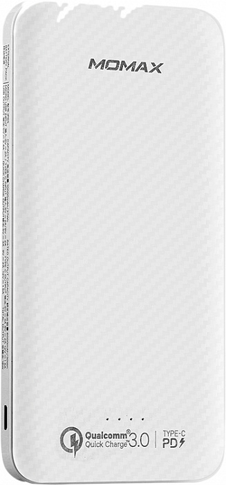Внешний аккумулятор Momax iPower Minimal PD Quick Charge 10000mAh (White) купить в интернет-магазине icover