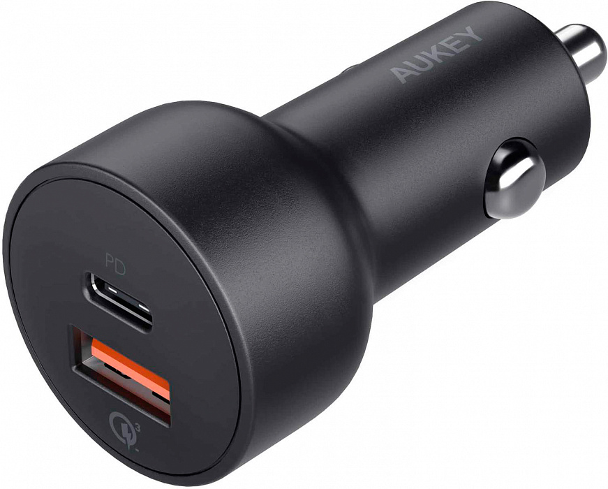 Автомобильная зарядка Aukey CC-Y6 (Black) купить в интернет-магазине icover