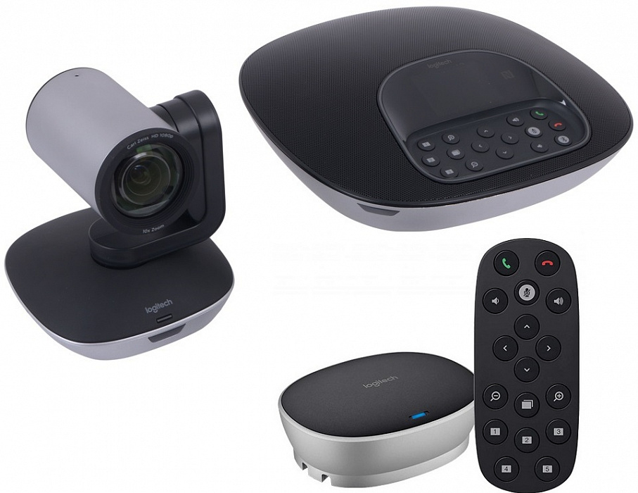 Система для видеоконференций Logitech ConferenceCam Group 960-001057 (Black) купить в интернет-магазине icover