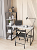Стол-стеллаж лофт RIDBERG MEMPHIS NEW (White/Black) купить в интернет-магазине icover