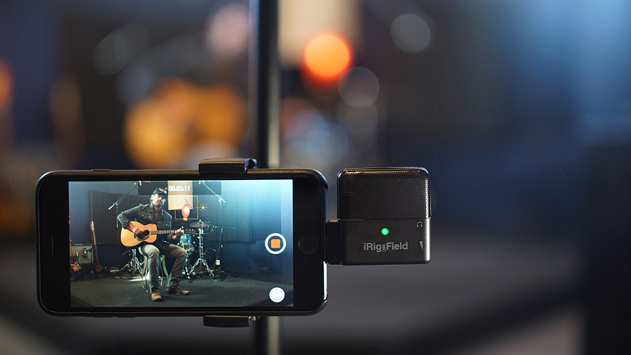 Конденсаторный микрофон IK Multimedia iRig Mic Field для iOS-устройств (Black) купить в интернет-магазине icover