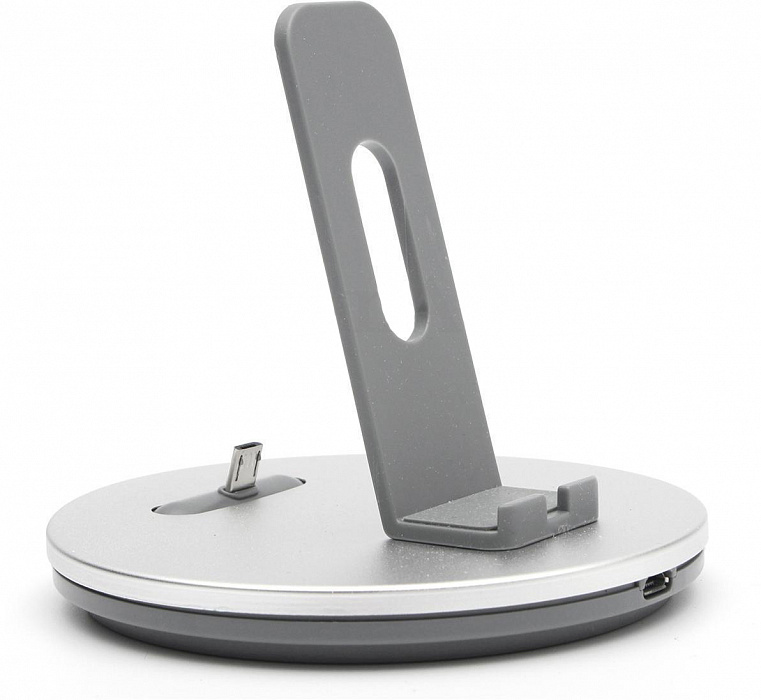 HOCO CW1 Mobile Charging Holder - док-станция microUSB (Silver) купить в интернет-магазине icover