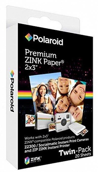 Фотобумага Polaroid Zink Paper (POLZ2X320) купить в интернет-магазине icover