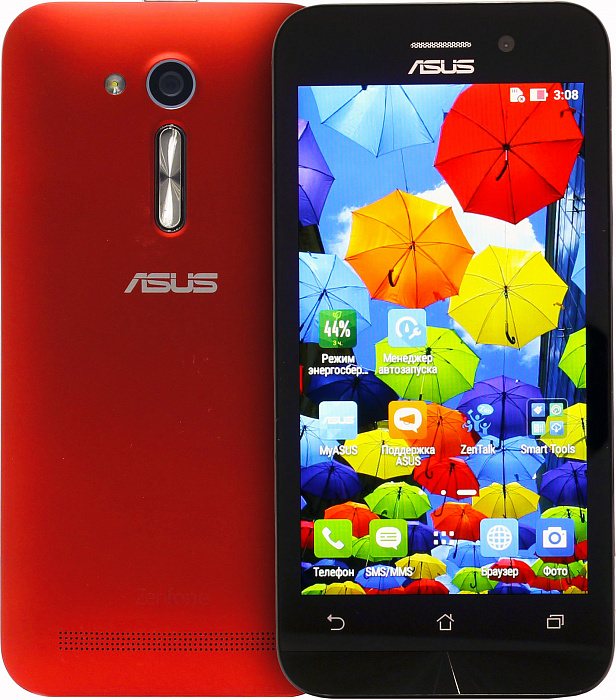 Смартфон Asus ZenFone Go 8Gb (ZB452KG-1C054RU) Red купить в интернет-магазине icover