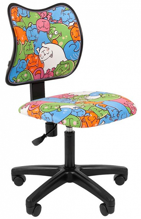 Компьютерное кресло Chairman Kids 102 (Black/Cats) купить в интернет-магазине icover