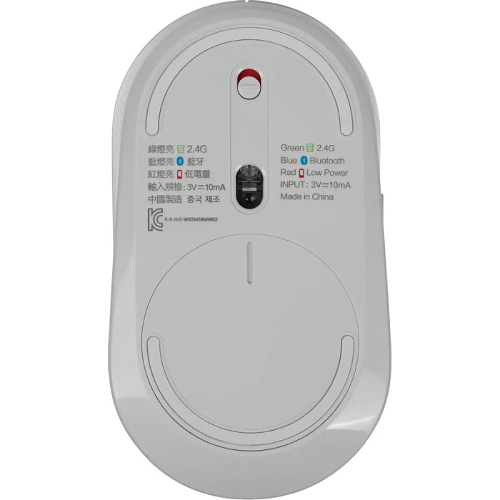 Беспроводная мышь Xiaomi Mi Dual Mode Wireless Mouse Silent Edition HLK4040GL (White)  купить в интернет-магазине icover