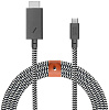 Кабель Native Union (BELT-C-HDMI-ZEB-3) USB-C to HDMI 3m (Zebra) купить в интернет-магазине icover